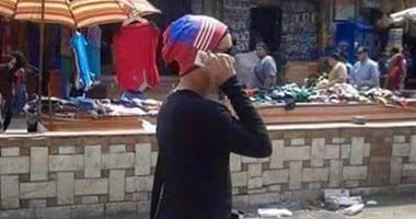 ضبط شاب يرتدي ملابس نسائية داخل مستشفى بأبو النمرس