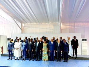 نيابة عن فخامة رئيس الجمهورية نائب رئيس مجلس الوزراء للتنمية الصناعية وزير الصناعة والنقل يلقي كلمة مصر بالجلسة الرئيسية لقمة لواندا