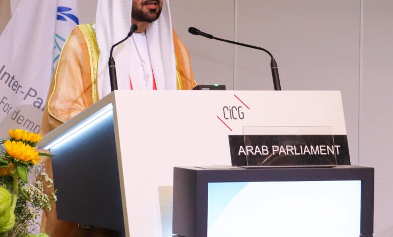 رئيس البرلمان العربي:تشكيل مجموعة عمل برلمانية تابعة للاتحاد البرلماني الدولي