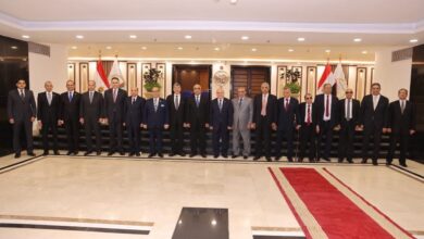 زيارة وزير العدل لهيئة قضايا الدولة والنيابة الإدارية