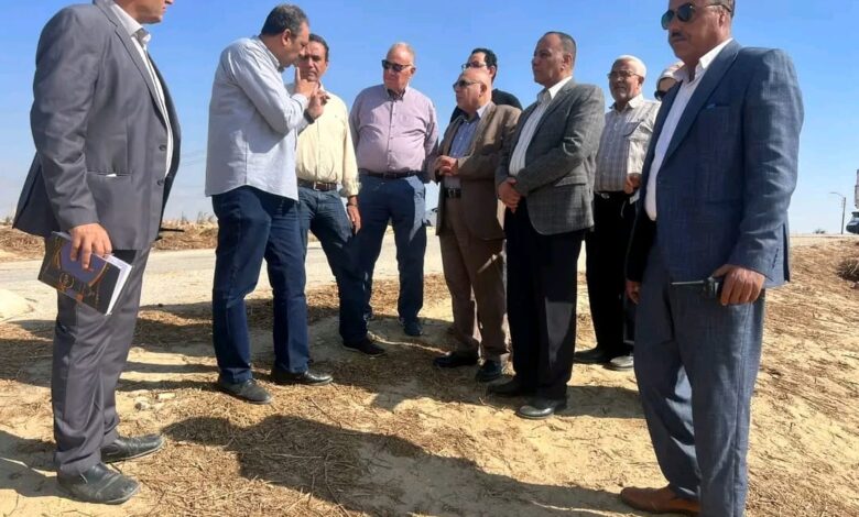 معاينة الموقع المقترح لإنشاء أول مدرسة فنية متخصصة للنباتات الطبية والعطرية