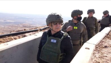 جولة لرئيس الوزراء الإسرائيلية نتنياهو داخل الأراضي السورية