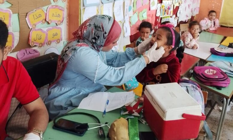 محافظ بني سويف : فحص أكتر من 170 ألف طالباً وطالبة