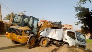 جهود الوحدة المحلية لمركز ومدينة سمسطا في ملفات النظافة