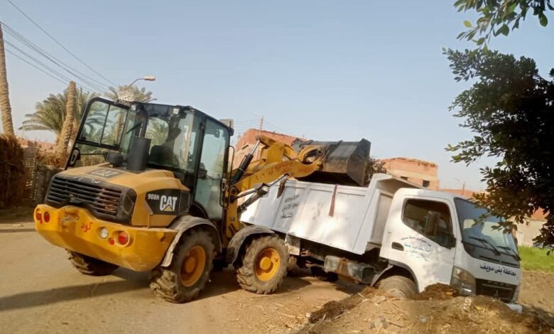 جهود الوحدة المحلية لمركز ومدينة سمسطا في ملفات النظافة