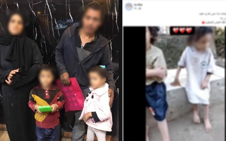 وزارة الداخلية : تكشف ملابسات مقطع فيديو لترك إحدى السيدات لطفلتيها  بأحد الشوارع