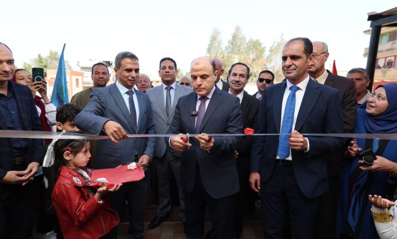 محافظ كفرالشيخ : يفتتح مدرسة إصلاح إدريجة للتعليم الأساسي