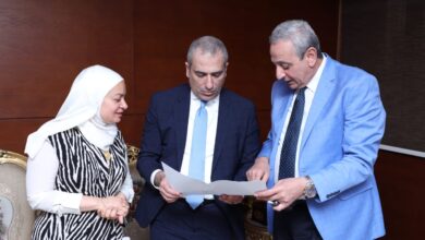 رئيس البنك الزراعي المصري يلتقي محافظ الغربية لدعم جهود تحقيق التنمية الزراعية وتحفيز الاستثمار