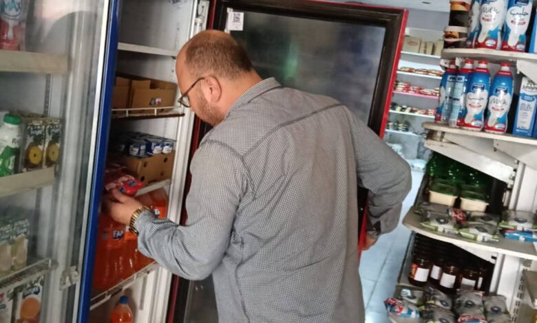 7محاضر متنوعة فى حملة على الاسواق بقلين