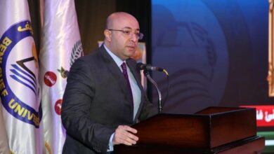 محافظ بني سويف ورئيس الجامعة يشهدان فعاليات الندوة التثقيفية