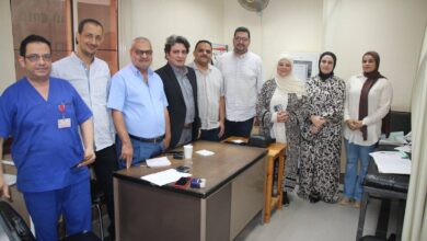 انطلاق عمل لجنة المفاصل بعيادة السلام التابعة للتأمين الصحي ببنى سويف