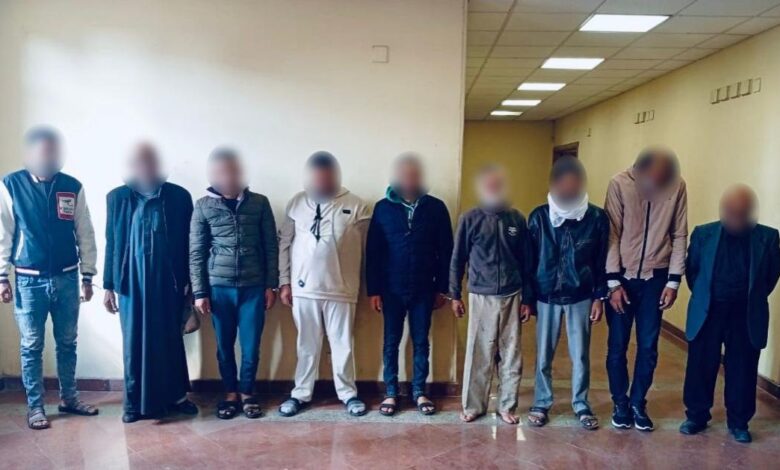 ضبط 9 متهمين بالدقهلية بسبب محصول زراعى