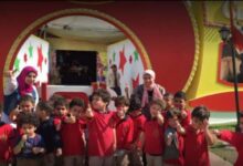 سقوط طفلة في مدرسة النصر للغات بمصر الجديدةمن أعلى لعبة هوائية