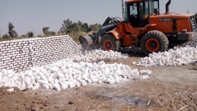 "استصلاح الأراضي" يزيل 22 حالة تعدي على الأراضي خلال اسبوع