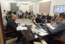 عقد اجتماع بين الجهاز التنفيذي والسادة النواب والسادة رؤساء القرى بقلين