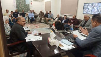 عقد اجتماع بين الجهاز التنفيذي والسادة النواب والسادة رؤساء القرى بقلين