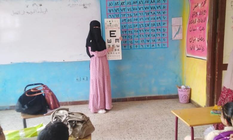 محافظ بني سويف يتابع سير العمل في مبادرة "عيون أطفالنا مُستقبلنا"