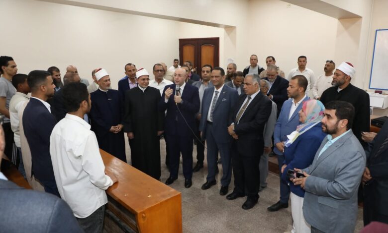 محافظ بني سويف : لطلاب الأزهر الشباب هم طاقة البناء في الجمهورية الجديدة
