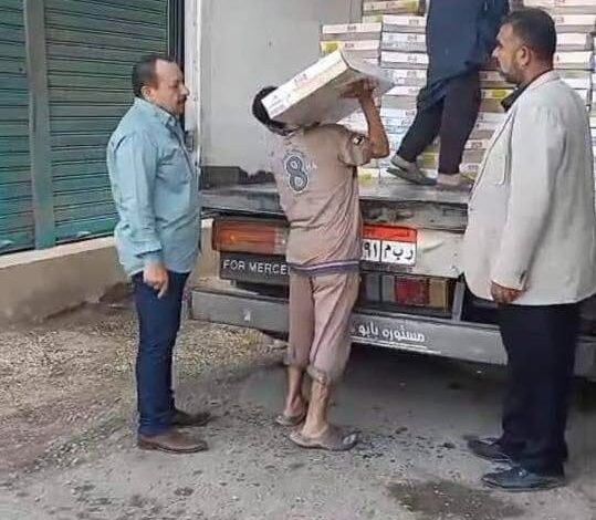 ضبط 6600 لحوم دجاج بدون مستندات بالابراهيمية فى الشرقية