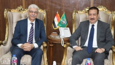 تعزيز التعاون المشترك بين جامعة المنوفية والمحافظة