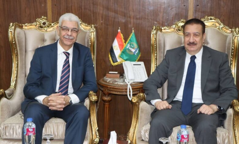 تعزيز التعاون المشترك بين جامعة المنوفية والمحافظة