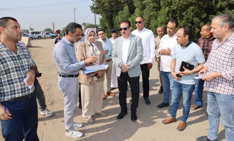 محافظ المنوفية .. يوجه بتكثيف زراعة الأشجار بالجزيرة الوسطي بطريق قويسنا