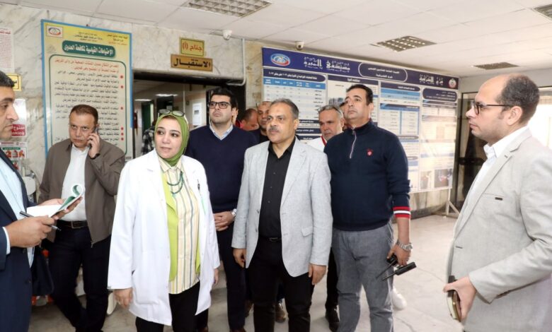 محافظ الشرقية : يُفاجئ الأطباء والعاملين مستشفي المبرة بالزقازيق