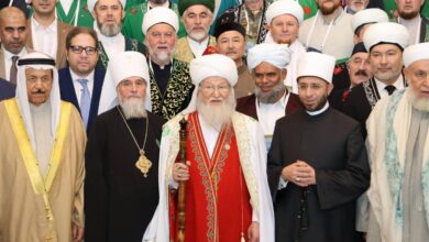 خلال كلمه وزير الأوقاف في مؤتمر "مثل وقيم الإسلام: أمة واحدة، مصير مشترك"