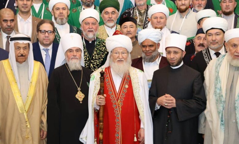 خلال كلمه وزير الأوقاف في مؤتمر "مثل وقيم الإسلام: أمة واحدة، مصير مشترك"