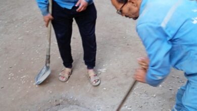 جهود الوحدة المحلية لمركز ومدينة سمسطا في ملفات النظافة ومواجهة التعديات