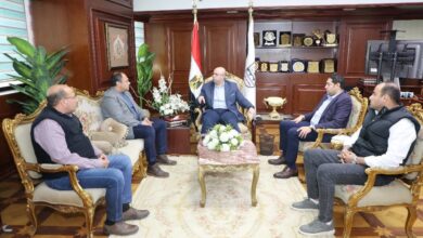 محافظ بني سويف : يبحث مع رئيس هيئة تنمية الصعيد مستجدات مشروعات الهيئة الجارية