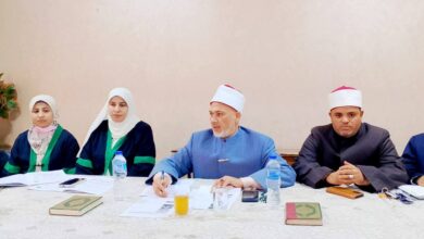 وكيل وزارة أوقاف بني سويف يجتمع بالواعظات ويؤكد دوركن ركيزة أساسية في معالجة المشكلات المجتمعية وبناء الوعيي