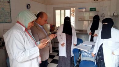 وكيل صحة الدقهلية يتفقد وحدة طب الأسرة بميت عنتر ويعلن تكريم المتميزين