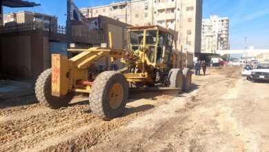 محافظ كفرالشيخ : يتابع أعمال رصف طريق أبو العز بدسوق ضمن الخطة الاستثمارية