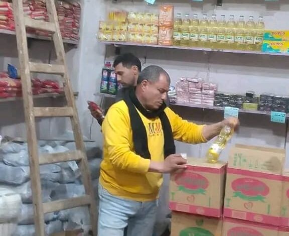 17 محضرا لبدالين التموينين والتحفظ على 500 لتر ألبان ببنى سويف