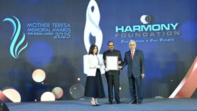 تكريم عالمي للدكتورة هبة السويدي بجائزة الأم تريزا للسلام والمساواة والعدالة الاجتماعية