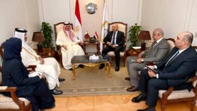 وزير الصناعة والنقل يبحث مع وزير التجارة الخارجية القطري تدشين مشروعات تكاملية