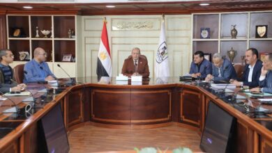 لسكرتير العاميلحث الموقف التنفيذي لمنظومة تقنين لأراضي أملاك الدولة ببنى سويف