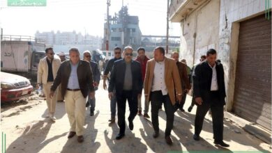 محافظ الشرقية يتفقد تركيب انترلوك ب6,3 مليون جنيه بحى ثان الزقازيق