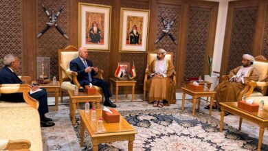 نائب رئيس الوزراء للتنمية الصناعية يلتقي وزير التجارة والصناعة وترويج الاستثمار العماني