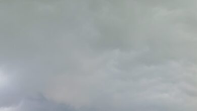 سحب رعدية كثيفة وأمطار غزيرة تضرب المنصورة الجديدة ومدن الدقهلية