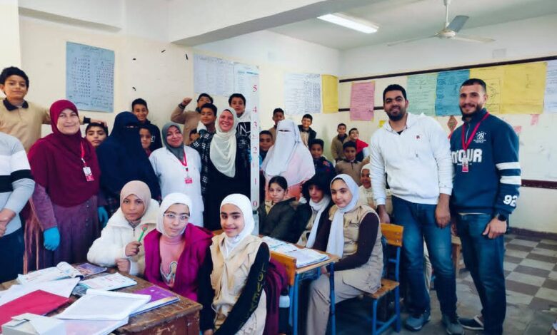 انطلاق حملة تطعيم طلاب المدارس المصابة بالبلهارسيا بقطاع الريف بكفر الشيخ