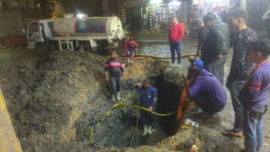 الانتهاء من صيانة خط الطرد الرئيسي بقطر 350 مم بمساكن الصفا بدسوق