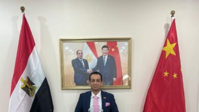 د م وسيم هلال يحصل على درع التميز العلمى من السفارة المصرية بالصين