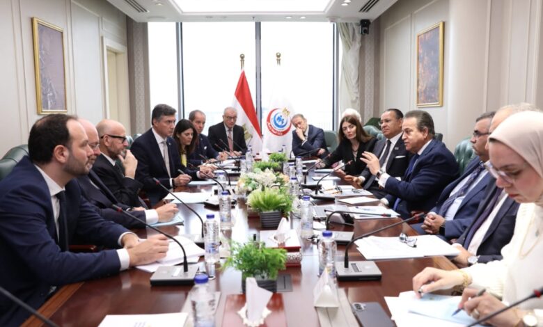 ‎وزير الصحة يبحث تعزيز التعاون الاستثماري مع شركتي “إيني” الإيطالية و”سان دوناتو”