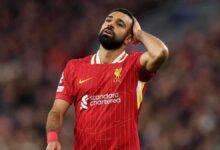 استبعاد محمد صلاح من مباراة ليفربول و إنتر ميلان في دوري أبطال أوروبا