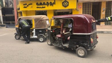 ضبط سائقى التكتك المخالفين بمدينة الزقازيق محافظة الشرقية