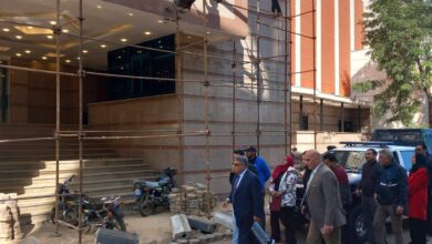 محافظ الدقهلية : يتفقد أعمال تطوير قصر ثقافة المنصورة