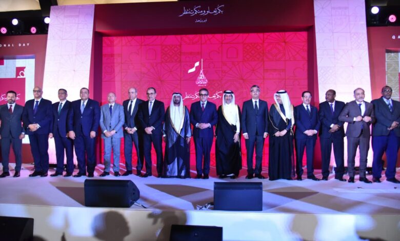 الدكتور خالد عبدالغفار يشهد احتفالية العيد الوطني لدولة قطر الشقيقة