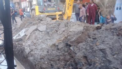 خبر فى صورة :إهمال حى إمبابة يدفع ثمنه سكان شارع الأقصر